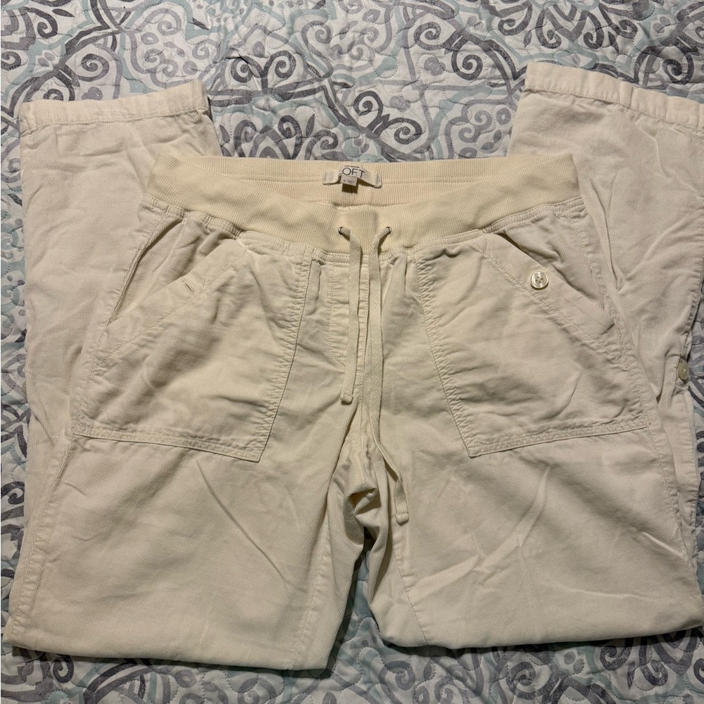 Loft Cream Pants
